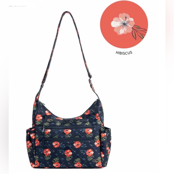 lug Handbags - Lug Legacy Collection Camper Crossbody Bag in Aloha Navy